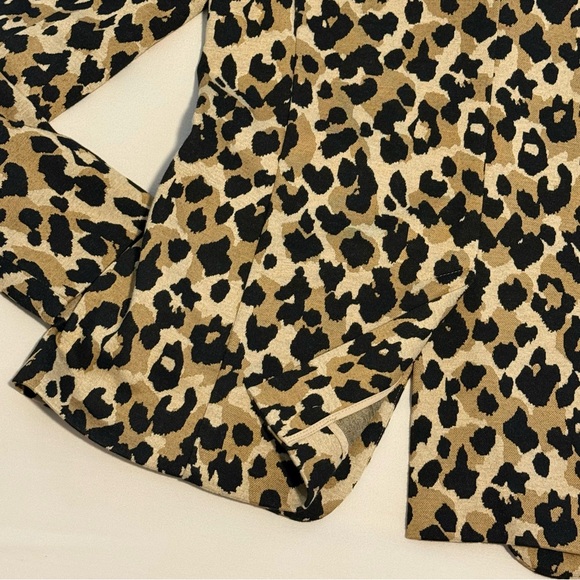 LOFT Leopard Print Jacket size S - Picture 3 of 6